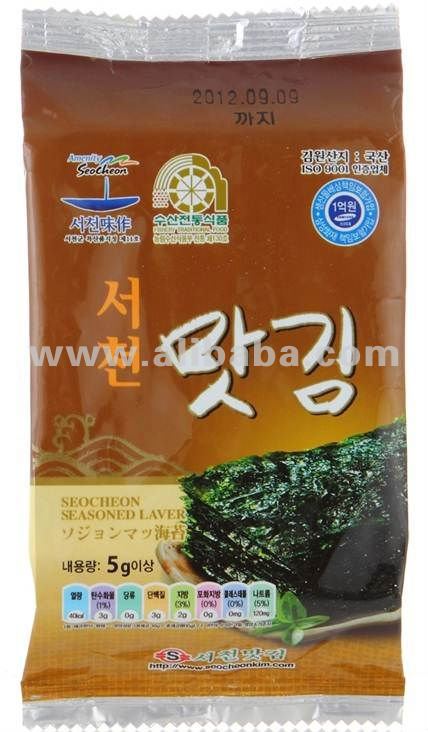 Healthy & Tender Roasted Seaweed Laver Nor...  Made in Korea